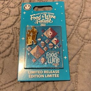 Disney DCA Food and Wine Festival 2022 pin Limited Release